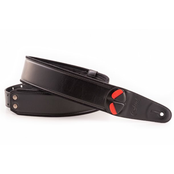 RightOn! Charm-60 Black Guitar Strap